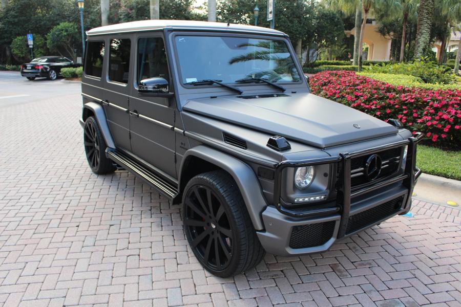 Mercedes-AMG G63 Matte Black on Forgiato Wheels (Concavo-M) '2017
